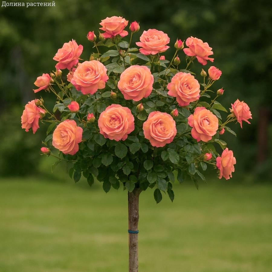 Роза штамбовая Кристофор Колумб - Dolinasad.by