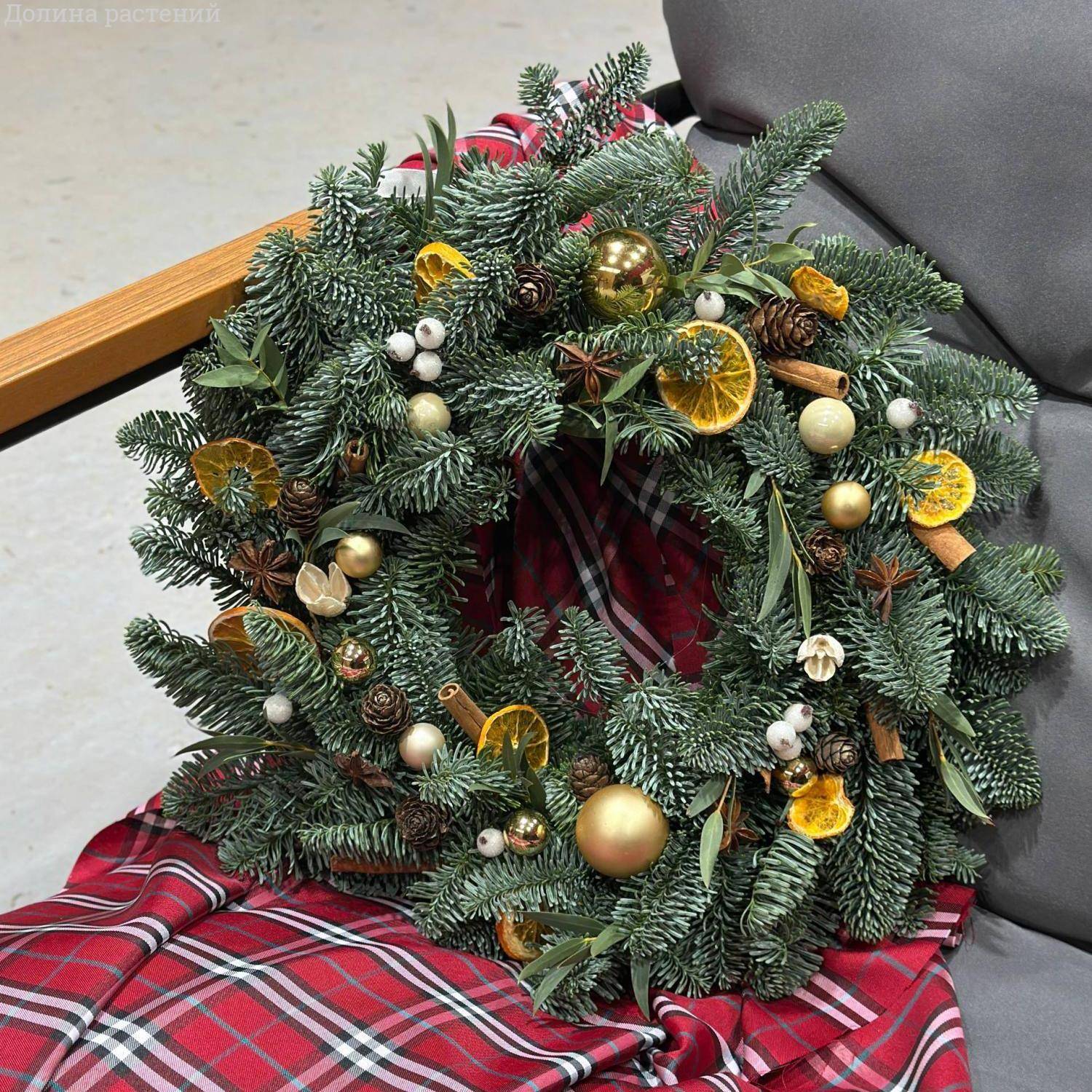 Венок S золото - Dolinasad.by