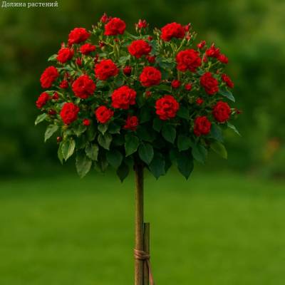 Роза штамбовая Кримсон Пикси - Dolinasad.by