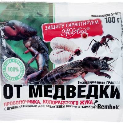 от Медведки, проволочника  Рембек(100г) - Dolinasad.by