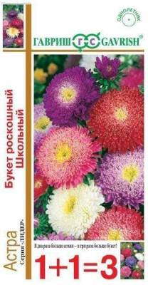 Астра Букет роскошный школьный, смесь 0,5 г серия 1+1 Н14 Астра Букет роскошный школьный, смесь 0,5 г серия 1+1 Н14 фото