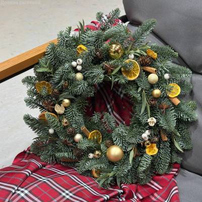 Венок S золото - Dolinasad.by