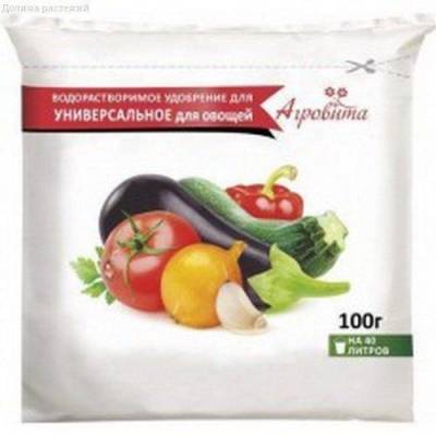 Удобрение Агровита для овощей 100 г - Dolinasad.by