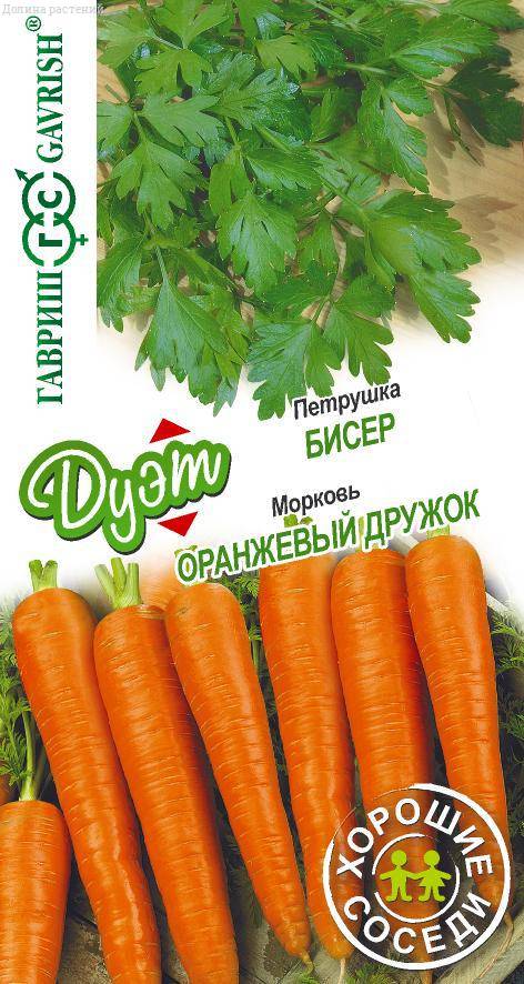 Морковь Оранжевый дружок + Петрушка Бисер фото